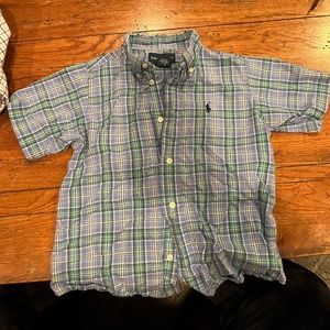Short sleeve button down Ralph Lauren size 5